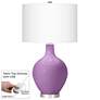 African Violet Ovo Table Lamp With Dimmer