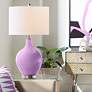 African Violet Ovo Table Lamp in scene