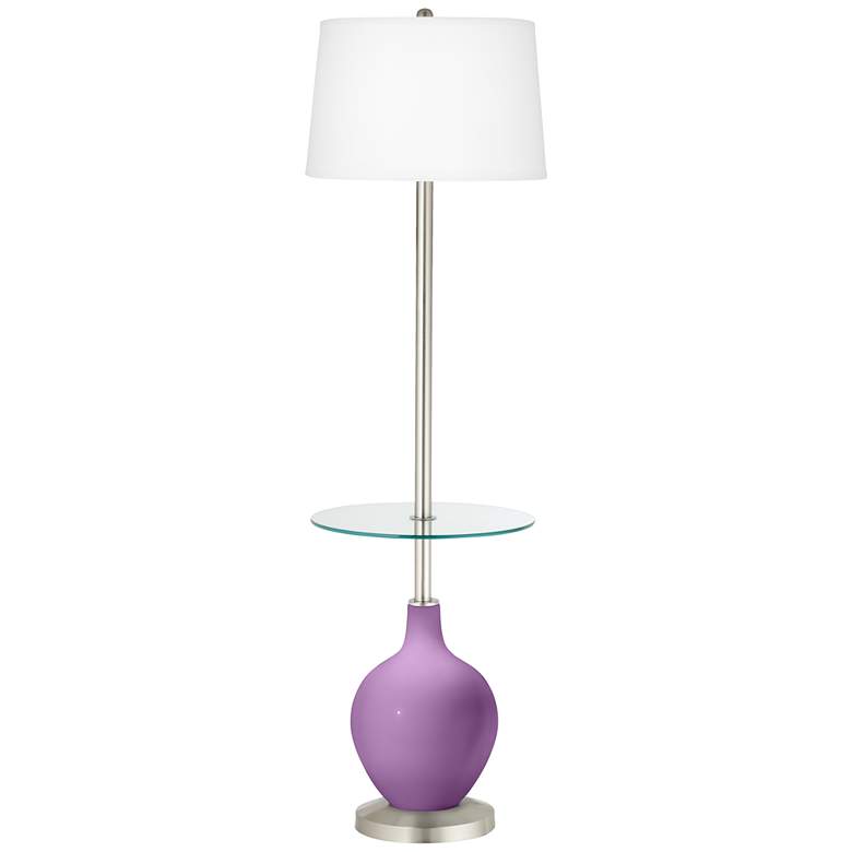 Image 1 African Violet Ovo Tray Table Floor Lamp