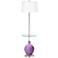 African Violet Ovo Tray Table Floor Lamp