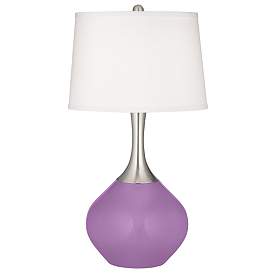 Image2 of African Violet Spencer Table Lamp with Dimmer