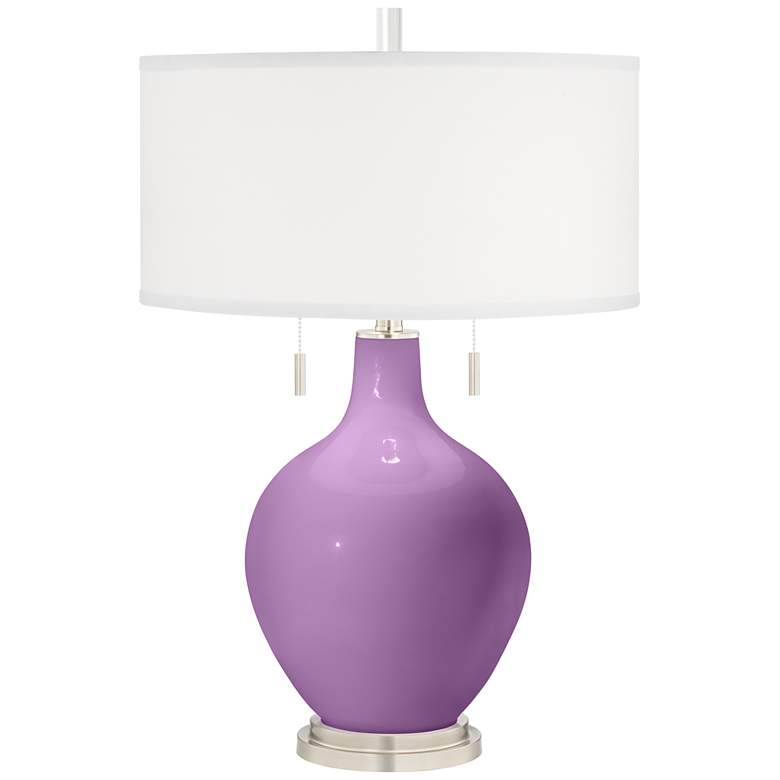 Image 2 African Violet Toby Table Lamp