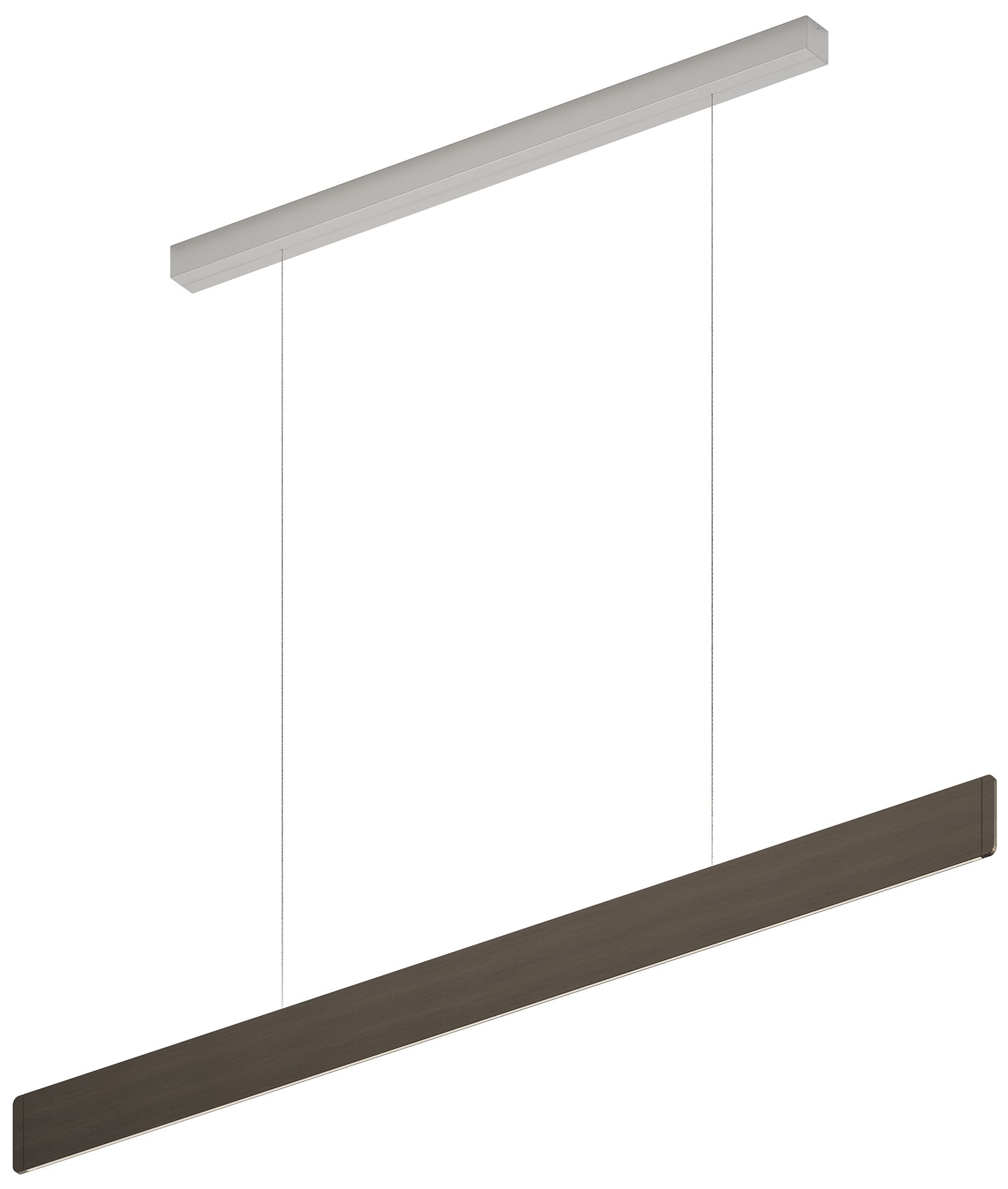 After 8 48.5" Wide Champagne 1/4" Profile LED Pendant - Made to Order