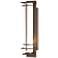 After Hours Coastal Bronze Outdoor Sconce With Opal Glass