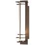After Hours Coastal Bronze Outdoor Sconce With Opal Glass