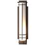 After Hours Large Outdoor Sconce - Bronze Finish - Opal Glass