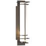 After Hours Outdoor Sconce - Smoke Finish - Opal Glass
