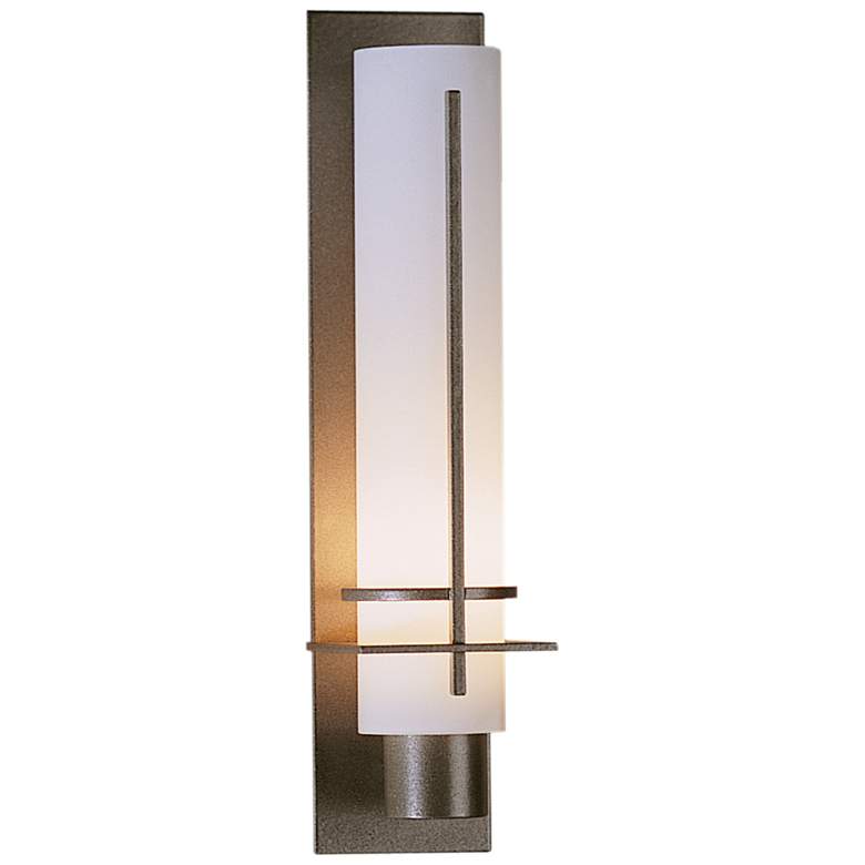 Image 1 After Hours Sconce - Dark Smoke Finish - Opal Glass