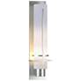 After Hours Sconce - Platinum - Opal Glass