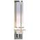 After Hours Sconce - Sterling - Opal Glass