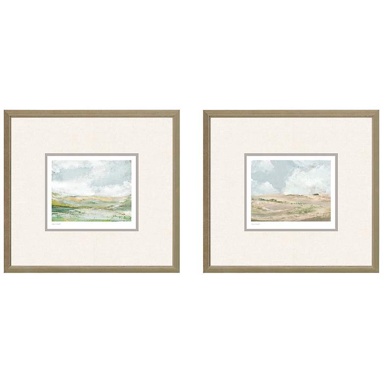 Image 3 Afternoon 15" Wide 4-Piece Rectangular Framed Wall Art Set