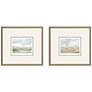 3_Afternoon 15" Wide 4-Piece Rectangular Framed Wall Art Set