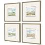 5_Afternoon 15" Wide 4-Piece Rectangular Framed Wall Art Set more views