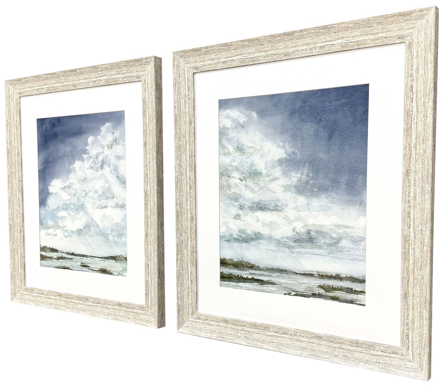 Image 3 Afternoon Storm 26"W x 30"H Framed Art - Set of 2 more views