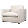 2_Afton Contessa Ivory Linen Fabric Chair more views