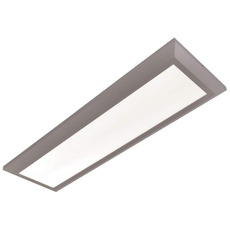 Image 1 AFX Atlas 50 1/2" Wide Satin Nickel LED Ceiling Light Panel