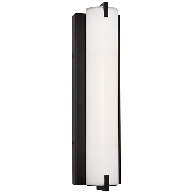 Image 2 AFX Axel 16" Wide Black Finish Modern LED Wall Light