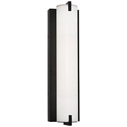 AFX Axel 16&quot; Wide Black Finish Modern LED Wall Light