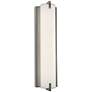 AFX Axel 16" Wide Satin Nickel Finish Modern LED Wall Light