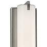 AFX Axel 16" Wide Satin Nickel Finish Modern LED Wall Light