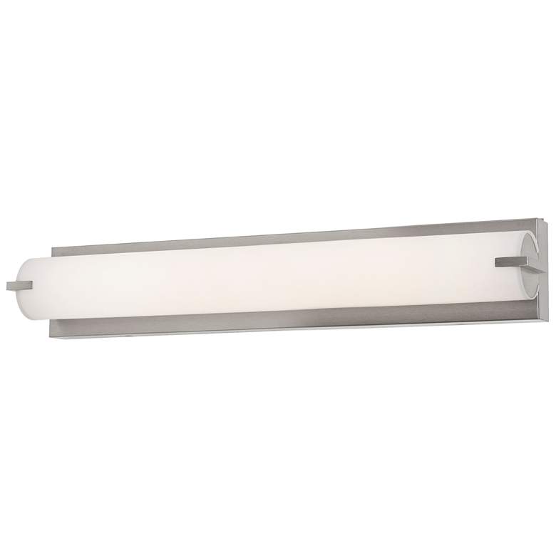 Image 1 AFX Axel 24.75" Wide Satin Nickel Finish Bath Vanity LED Light