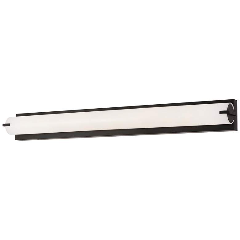 Image 1 AFX Axel 36.75" Wide Black Finish Bath Vanity LED Light