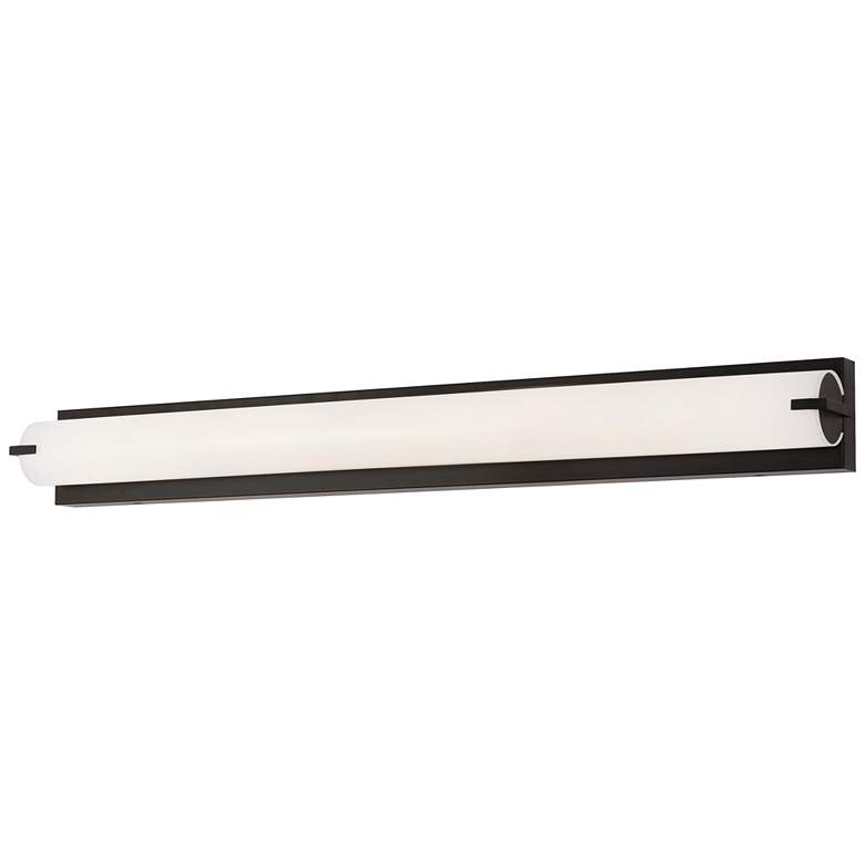 Image 1 AFX Axel 36.75 inch Wide Black Finish Bath Vanity LED Light