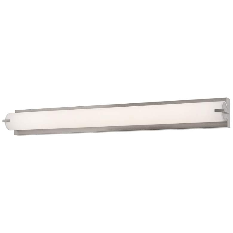 Image 1 AFX Axel 36.75 inch Wide Satin Nickel Finish Bath Vanity LED Light