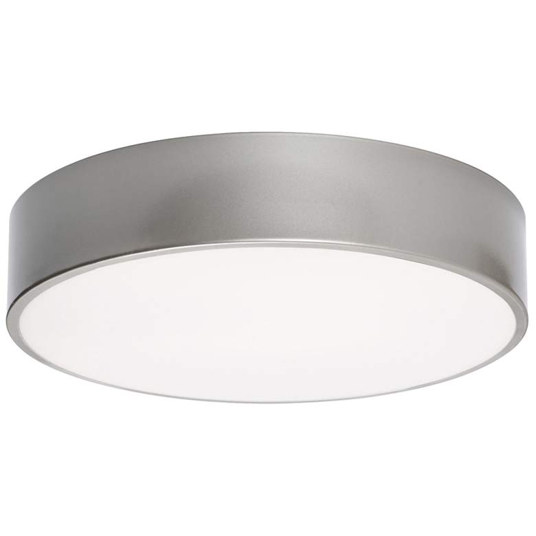 Image 2 AFX Bailey 12" Wide Satin Nickel LED Ceiling Flush Mount