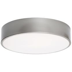 AFX Bailey 12" Wide Satin Nickel LED Ceiling Flush Mount