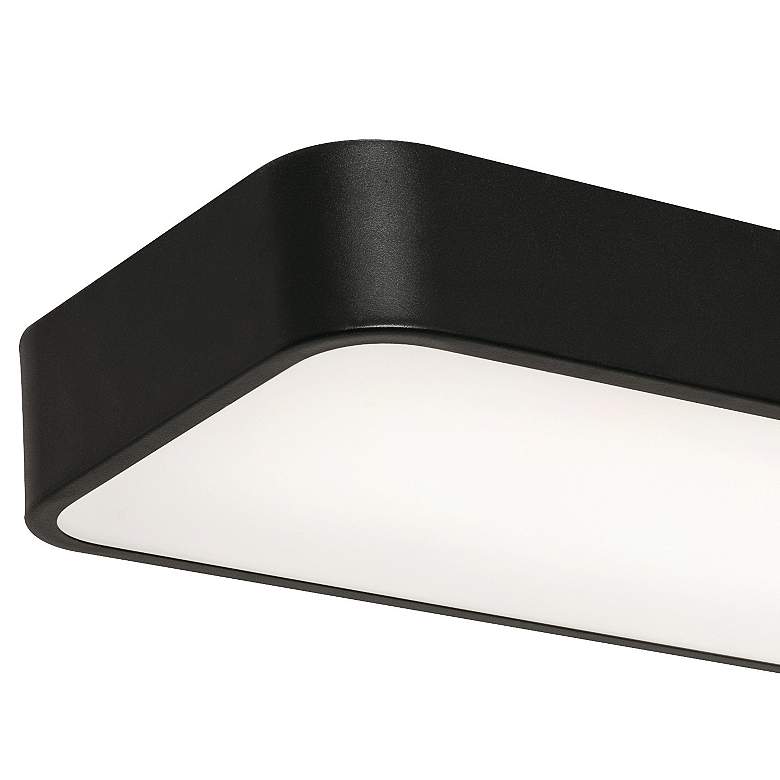 Image 4 AFX Bailey 24" Black Finish Linear LED Ceiling or Under Cabinet Light more views