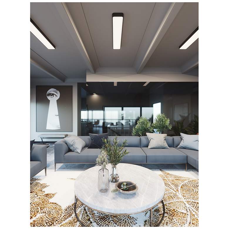 Image 3 AFX Bailey 46" Black Finish Linear LED Ceiling or Under Cabinet Light more views