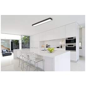 Image5 of AFX Bailey 46" Black Finish Linear LED Ceiling or Under Cabinet Light more views
