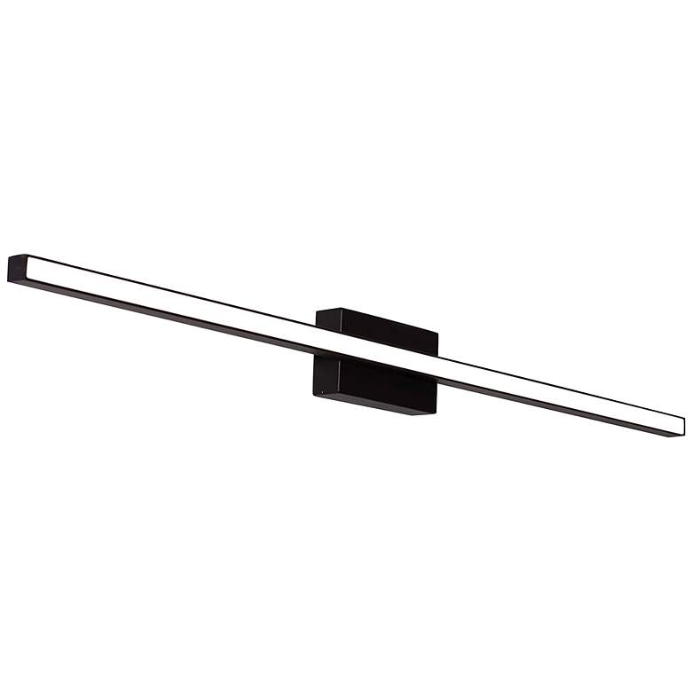 Image 3 AFX Barlow 24" Wide Black LED Linear Vanity Bath Light