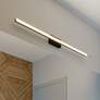 2_AFX Barlow 24" Wide Black LED Linear Vanity Bath Light