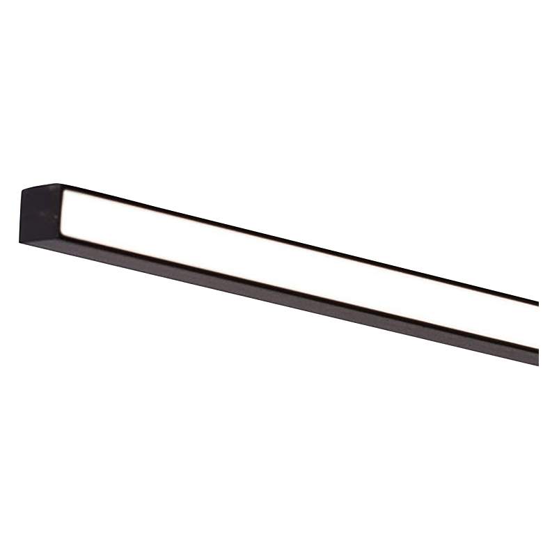 Image 4 AFX Barlow 24" Wide Black LED Linear Vanity Bath Light more views