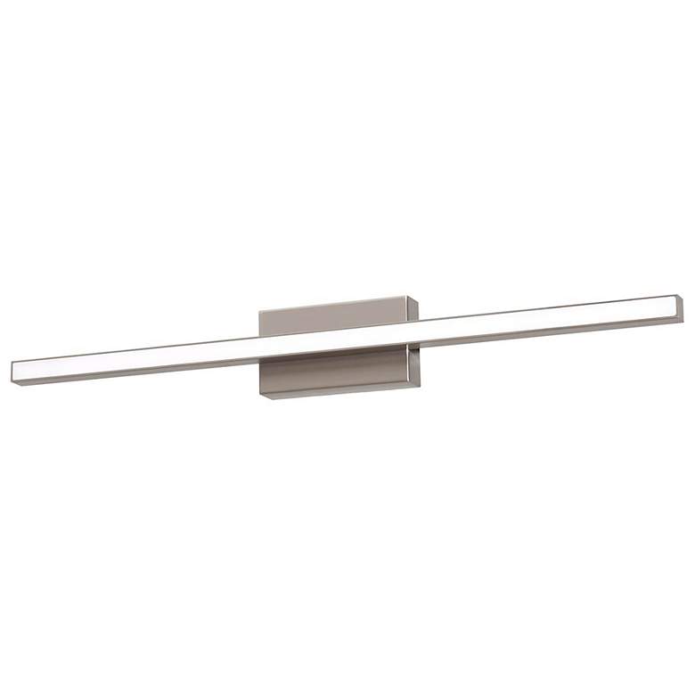 Image 1 AFX Barlow 24" Wide Satin Nickel LED Vanity Bath Light