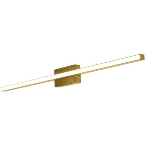 AFX Barlow 36" Gold Finish Modern LED Vanity Bath Bar Light Fixture ...