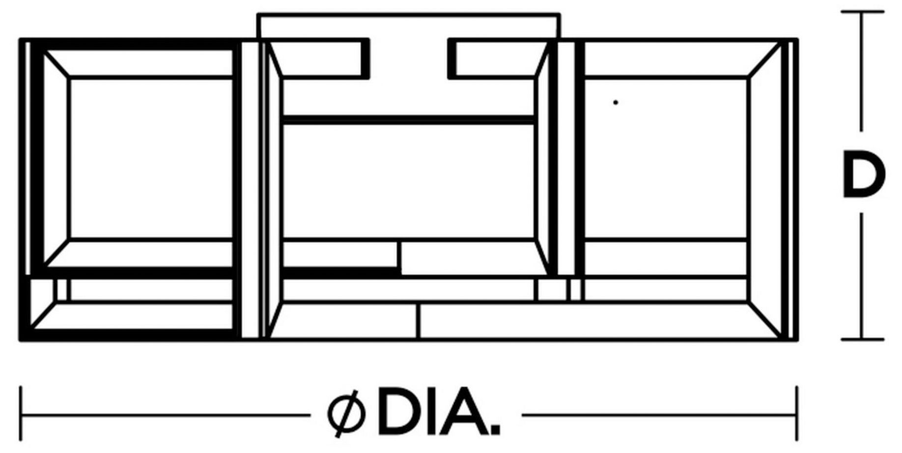Image 5 AFX Cass 13" Wide Gold Finish LED Modern Geometric Ceiling Light more views