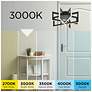 Thumbnail4 of AFX Cass 13" Wide Modern LED Ceiling Light more views