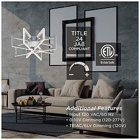 Image5 of AFX Cass 13" Wide Modern LED Ceiling Light more views