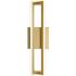 AFX Cass 16" High Gold Metal LED Modern Wall Sconce