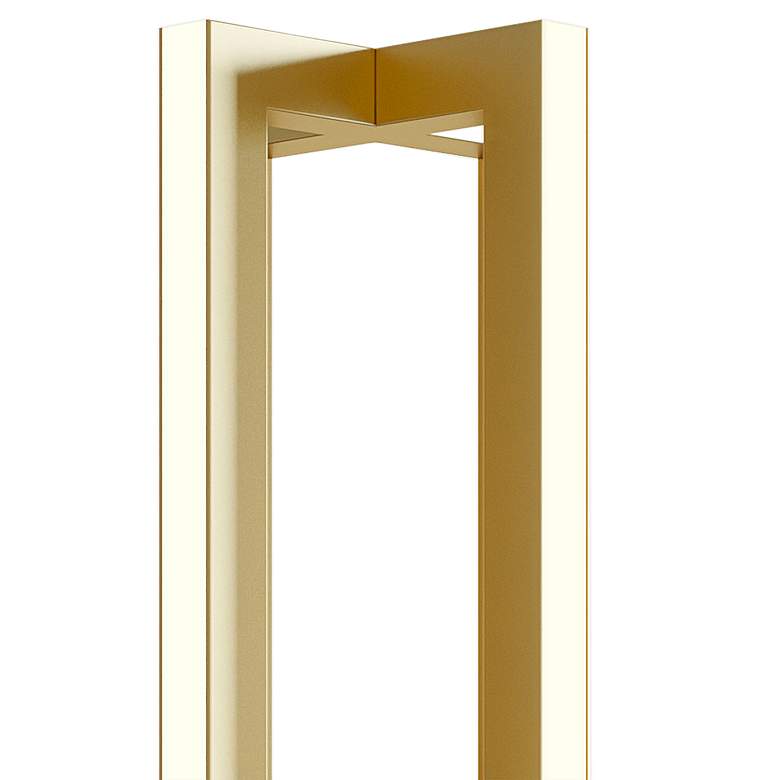 Image 3 AFX Cass 16" High Gold Metal LED Modern Wall Sconce more views