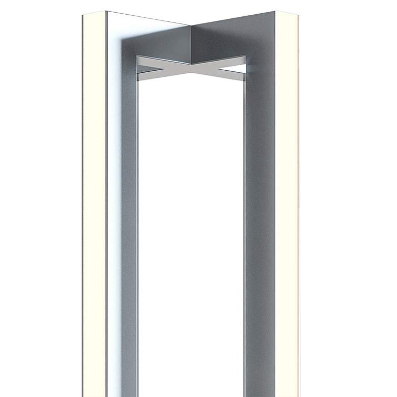 Image 3 AFX Cass 16" High Satin Nickel Metal LED Wall Sconce more views