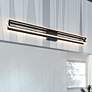 Thumbnail1 of AFX Cass 24" Wide Black Steel LED Modern Linear Vanity Bath Light