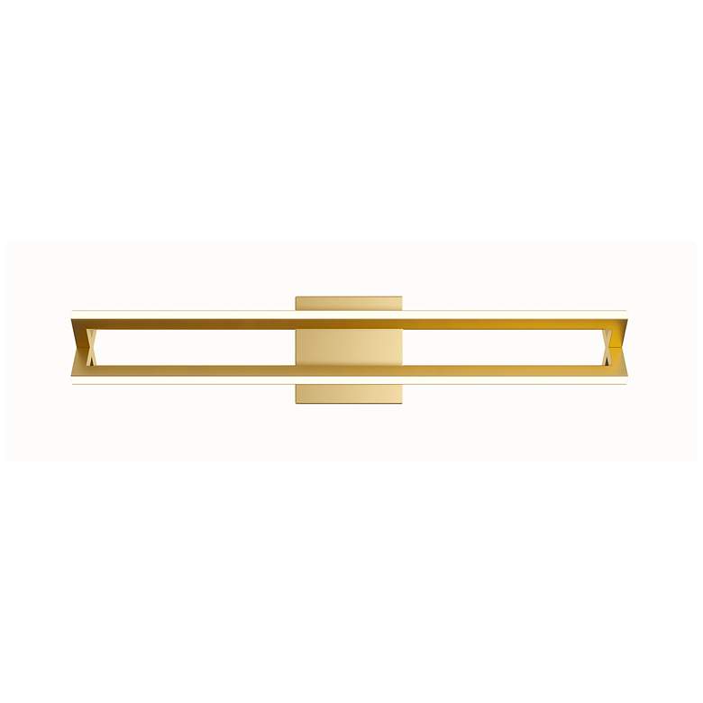 Image 1 AFX Cass 24" Wide Gold Finish LED Modern Linear Bath Light