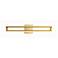 AFX Cass 24" Wide Gold Finish LED Modern Linear Bath Light
