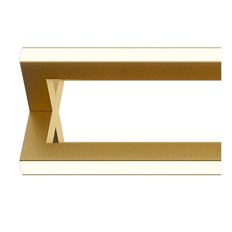 Image 2 AFX Cass 24" Wide Gold Finish LED Modern Linear Bath Light more views