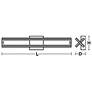 4_AFX Cass 24" Wide Gold Finish LED Modern Linear Bath Light more views