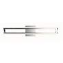 1_AFX Cass 24" Wide Satin Nickel Steel Modern LED Vanity Bath Light